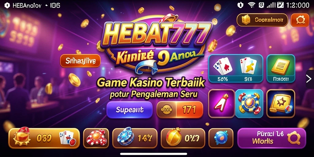Tampilan menarik dari gameplay HEBAT777 yang seru dan mendebarkan.