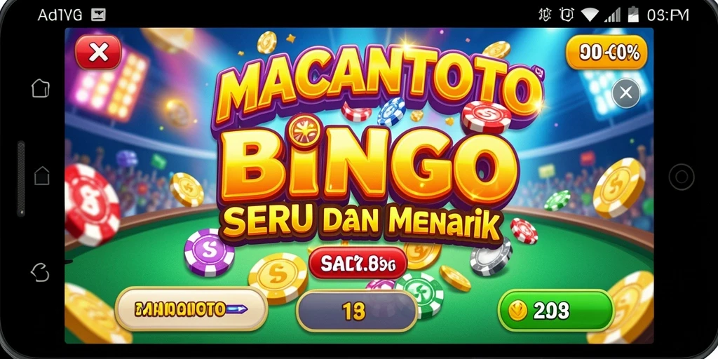 Tampilan menarik gameplay Bingo di MACANTOTO.